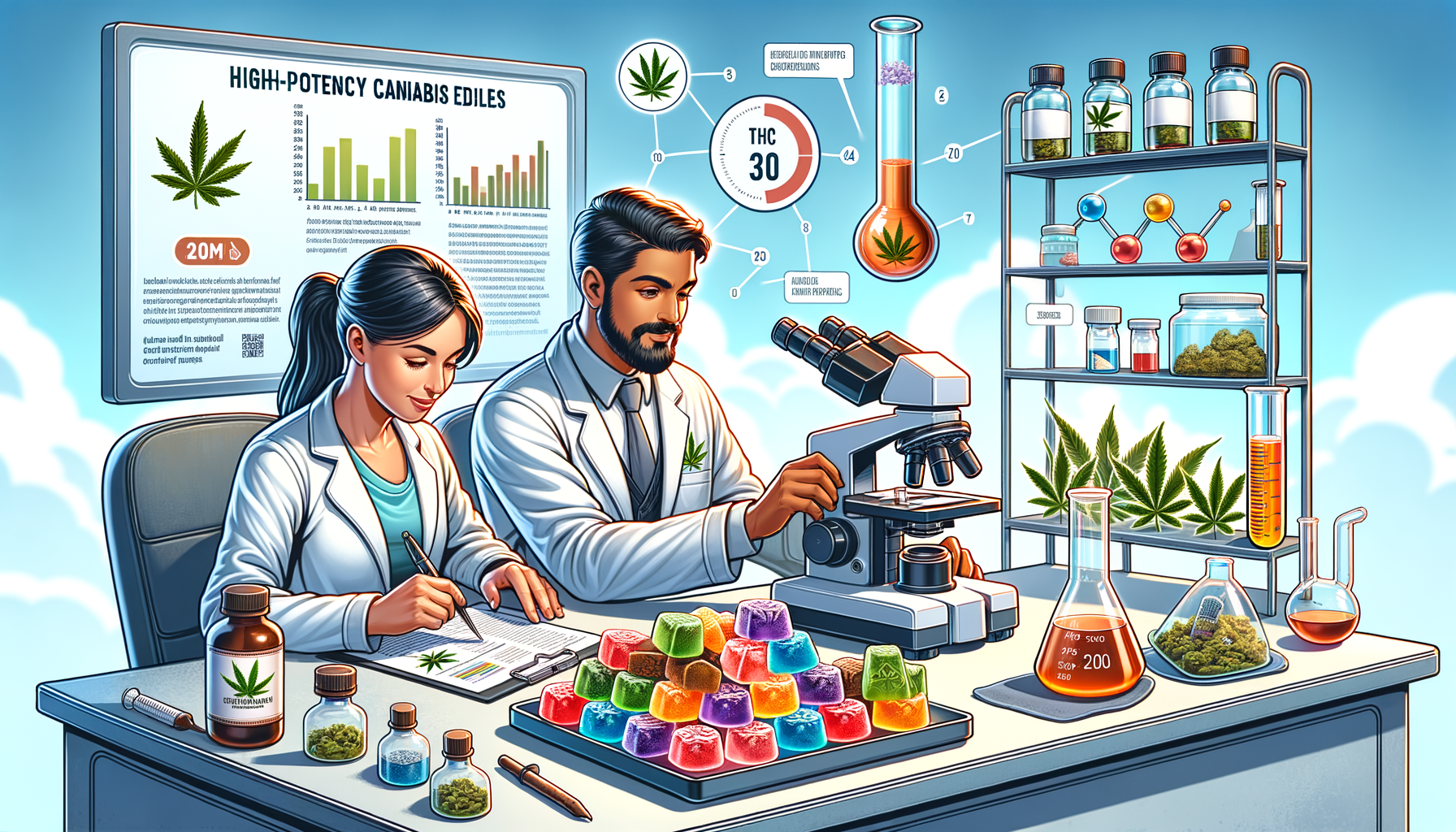 High-Potency Cannabis Edibles