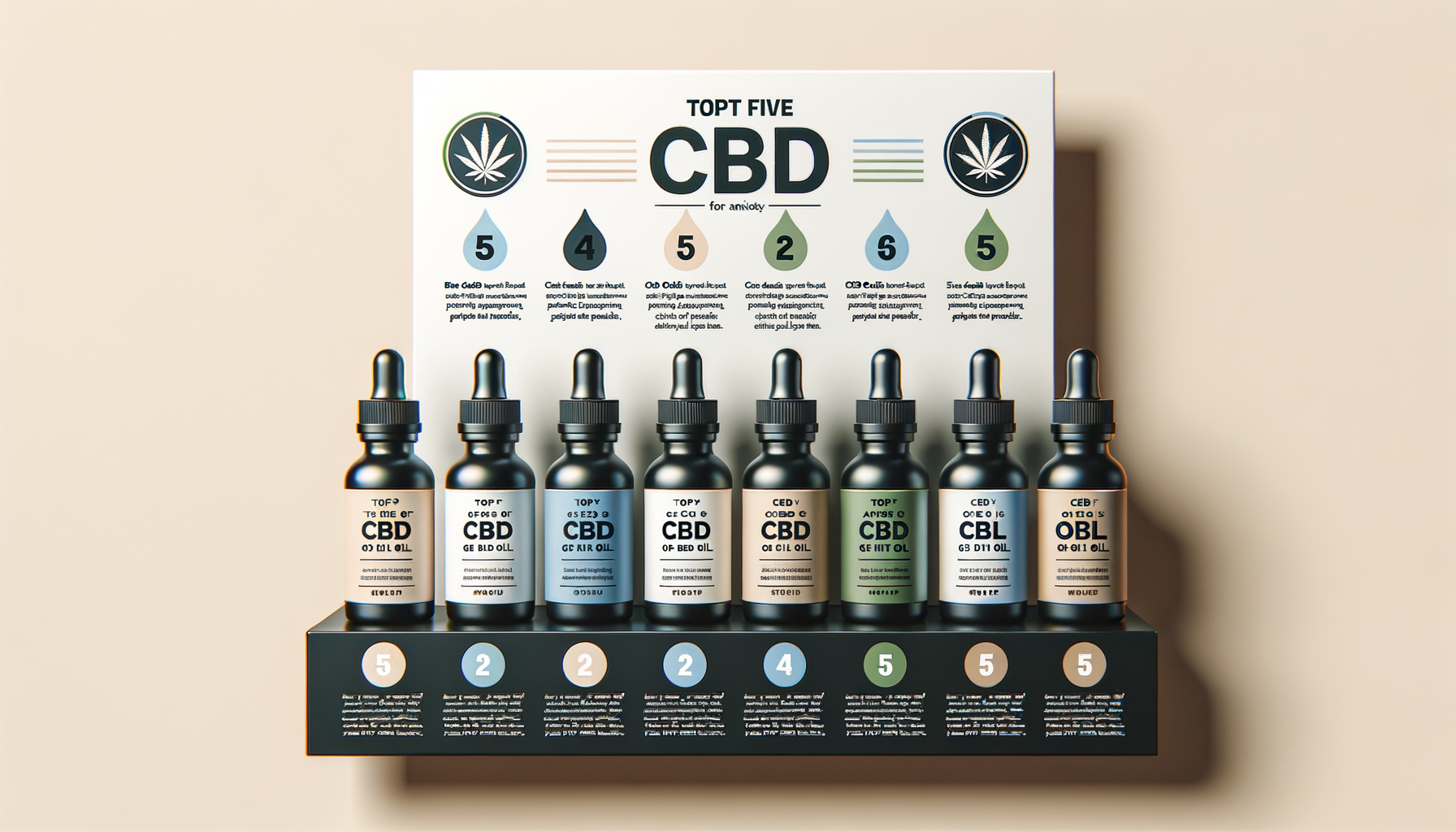 Top 5 CBD Oils for Anxiety Relief